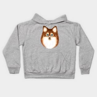 Red Pomsky Kids Hoodie